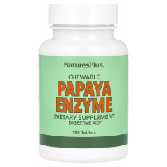 Жевательная добавка с ферментами папайи NaturesPlus (Papaya Enzyme) 180 таблеток