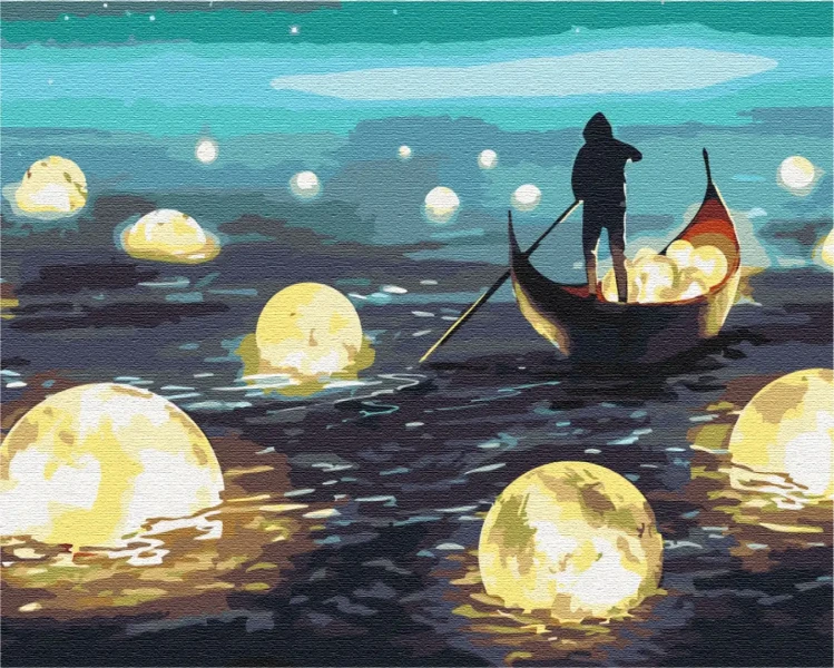 Картина за номерами Місячна прогулянка  Brushme 40x50