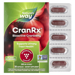 Біоактивна журавлина Nature's Way (CranRx Urinary Health) 500 мг 30 капсул