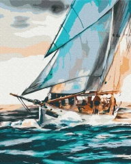 Картина за номерами Морська подорож ©Понамарчук Ірина  Brushme 40x50