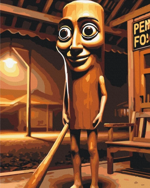 Картина за номерами TUNG TUNG TUNG SAHUR 40x50 Brushme