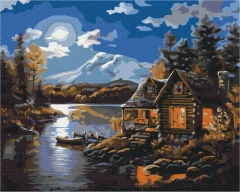 Картина за номерами Будинок лісника  Brushme 40x50