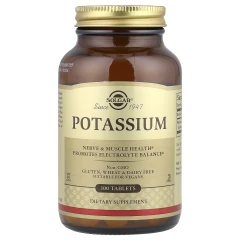 Калій Solgar (Potassium) 99 мг 100 таблеток