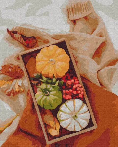 Картина за номерами Осінній дарунок  Brushme 48x60