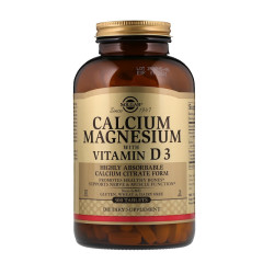 Кальцій магній D3, Calcium Magnesium Vitamin D3, Solgar, 300 таблеток