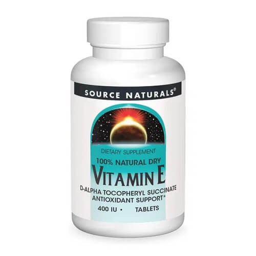Витамин E 400 МЕ Source Naturals (Vitamin E D-Alpha Tocopherol) 100 таблеток