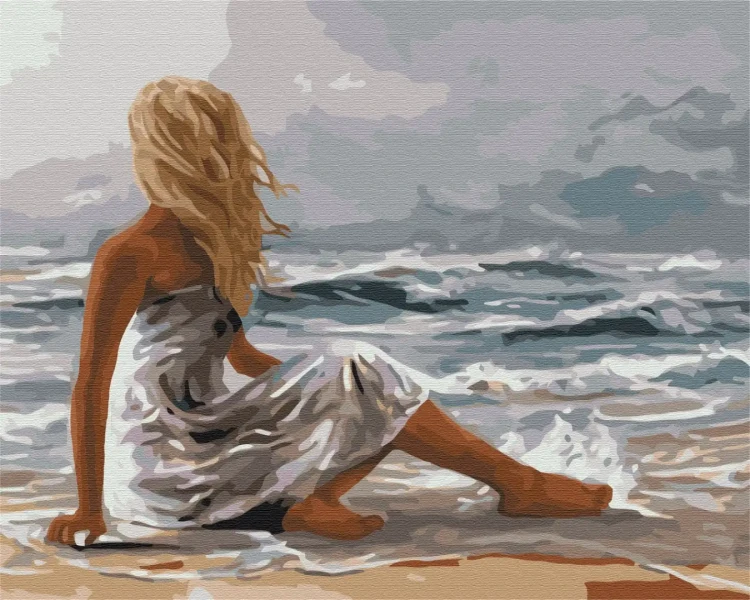 Картина за номерами Дотик моря  Brushme 48x60