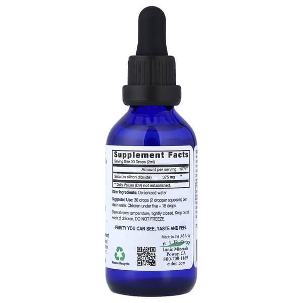 Рідкий концентрат кремнію Eidon Ionic Minerals (Silica Liquid Concentrate) 60 мл