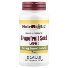 Екстракт насіння грейпфрута 250 мг NutriBiotic (Grapefruit Seed Extract) 60 капсул