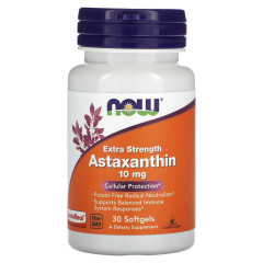 Астаксантин підвищеної сили (Astaxanthin Extra Strenght) 10 мг 30 капсул