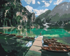 Картина по номерам Доломитовые Альпы © Roksolana Baran Brushme 48x60