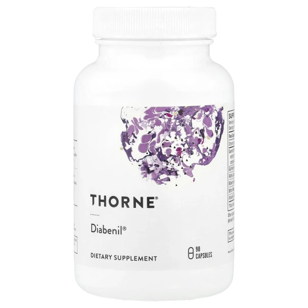 Норма цукру у крові Thorne (Diabenil) 90 капсул
