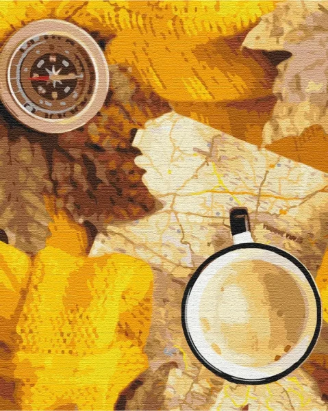 Картина за номерами Флетлей осіннього мандрівника  Brushme 40x50