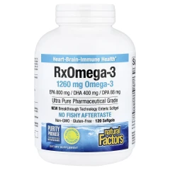 Омега-3 Natural Factors (RxOmega-3) 120 таблеток