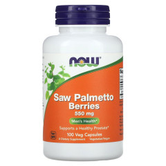Со Пальметто Now Foods (Saw Palmetto) 550 мг 100 капсул