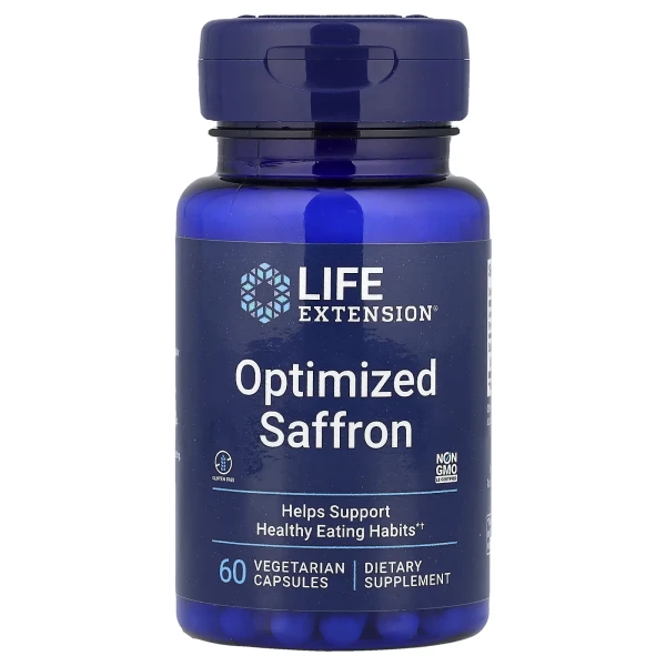 Экстракт шафрана Life Extension (Optimized Saffron with Satiereal) 60 капсул