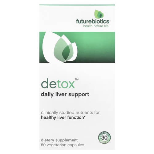 Комплекс для підтримки печінки Futurebiotics (Detox Daily Liver Support) 60 рослинних капсул