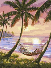 Картина за номерами Райський куточок  Brushme 30x40