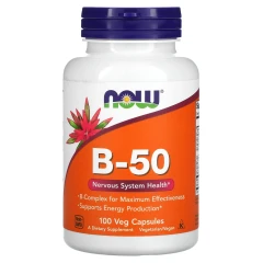 Вітамін В-50 комплекс Now Foods (B-Complex) 100 капсул