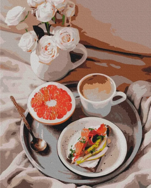 Картина за номерами Цитрусовий сніданок  Brushme 48x60