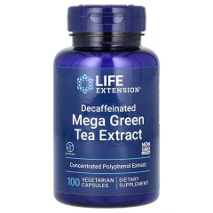Зелений чай екстракт мега без кофеїну Life Extension (Green Tea) 725 мг 100 капсул