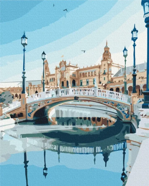 Преміум картина за номерами Туристичний кадр Brushme 40x50