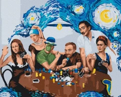 Преміум картина за номерами Друзі-шедеври © Viktoriya Kovalenko Brushme 40x50