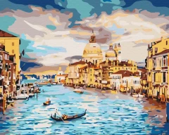 Картина по номерам Небесная Венеция Brushme 48x60