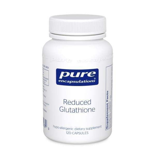 Знижений глутатіон Pure Encapsulations (Reduced Glutathione) для здоров'я клітин та функції печінки 120 капсул