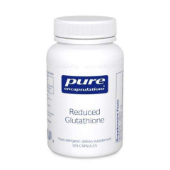 Знижений глутатіон Pure Encapsulations (Reduced Glutathione) для здоров'я клітин та функції печінки 120 капсул