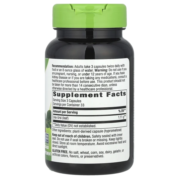 Толокнянка Nature's Way (Uva Ursi) 480 мг 100 капсул