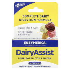 Ферменти для травлення лактози Enzymedica (DairyAssist) 30 капсул