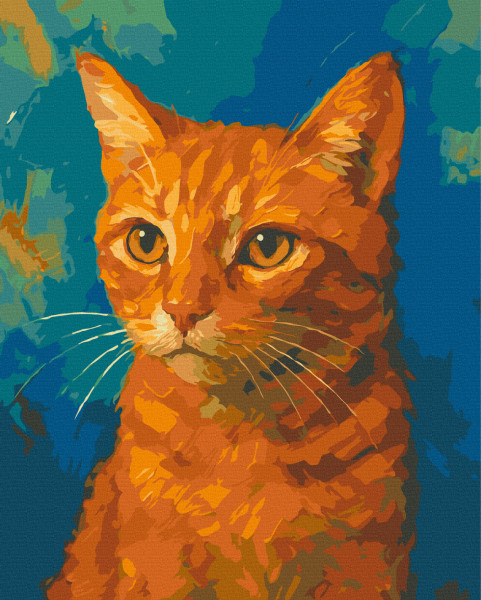 Картина по номерам Рыжий кот © Oleg Loburak 40x50 Brushme