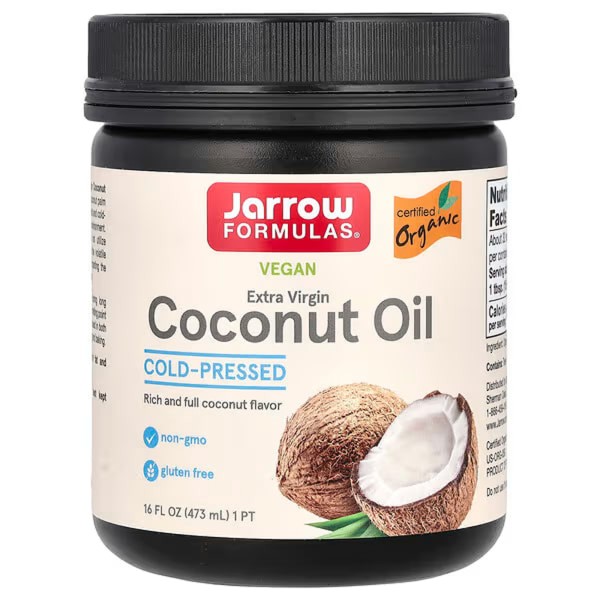 Кокосовое масло Jarrow Formulas (Coconut Oil) органическое 473 г