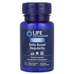 Life Extension, пробіотик Florassist®, щодня для нормалізації роботи кишечника, 30 вегетаріанських капсул (57,5 мг на капсулу)