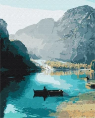 Картина по номерам Прогулка в лодке Brushme 40x50