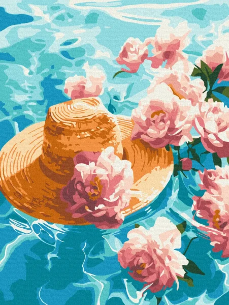 Картина за номерами Водяні півонії  Brushme 30x40