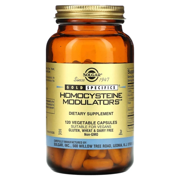 Модулятор гомоцистеина Solgar (Homocysteine Modulators) 120 капсул
