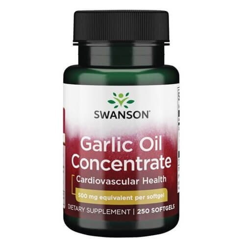 Масло чеснока 500 мг Swanson (Garlic Oil) 250 капсул