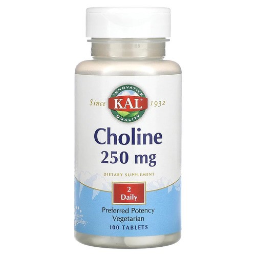 Холін 125 мг KAL (Choline) 100 таблеток