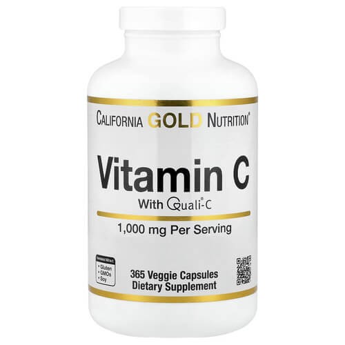 Витамин C 1000 мг Калифорния Gold Nutrition (Vitamin C) 365 растительных капсул