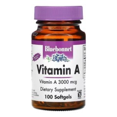 Вітамін А 3000 мкг Bluebonnet (Vitamin A) 100 капсул