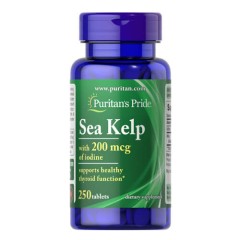 Келп 200 мкг Puritan's Pride (Sea Kelp) 250 таблеток