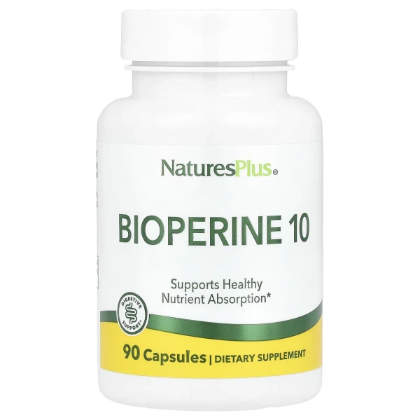 Біоперин Nature's Plus (Bioperine) 10 мг 90 капсул