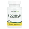 Вітамінний В-комплекс з рисовими висівками Nature's Plus (B-Complex) 90 таблеток