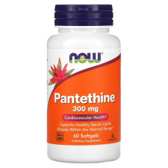 Пантетин Now Foods (Pantethine) 300 мг 60 капсул