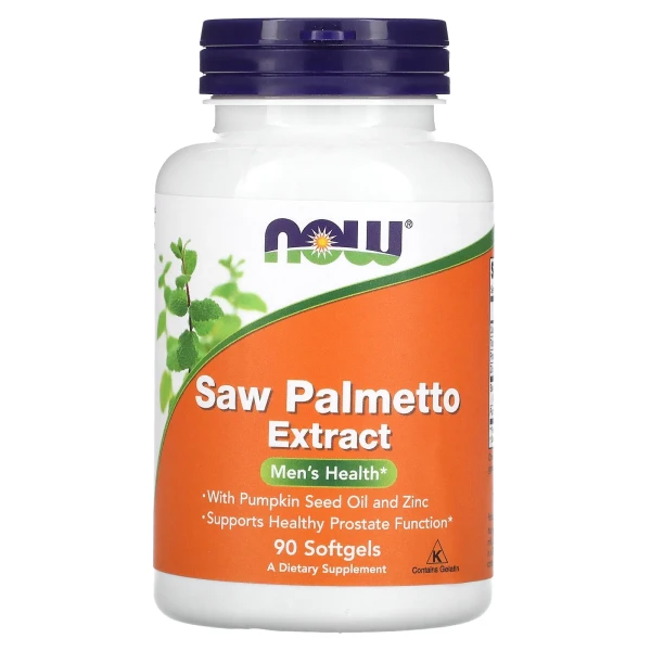 Со Пальметто екстракт Now Foods (Saw Palmetto Extract) 90 капсул