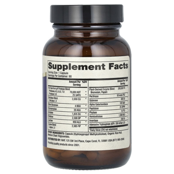 Ферменти повного спектру (Full Spectrum Enzymes) 90 капсул