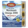Омега кислоти Carlson (Maximum Omega 2000) 2000 мг 30 капсул зі смаком натурального лимона