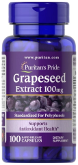 Екстракт винограду 100 мг Puritan's Pride (Grapeseed Extract) 100 капсул